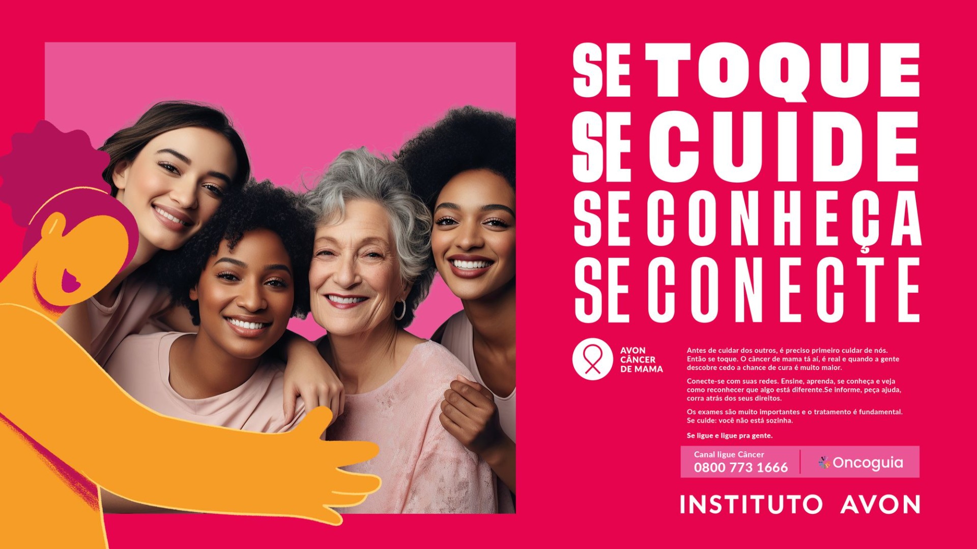 Instituto Avon fala da importância de diagnóstico precoce do câncer de mama